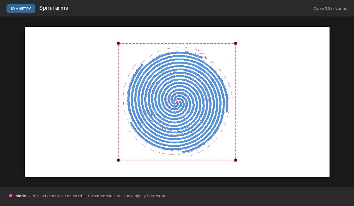 Spiral symmetry